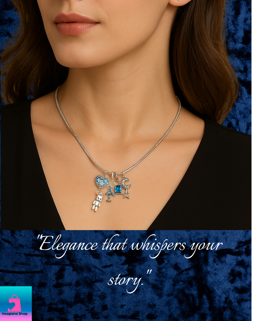 925 Sterling Silver Blue Astral Charm – Fly Beyond the Stars