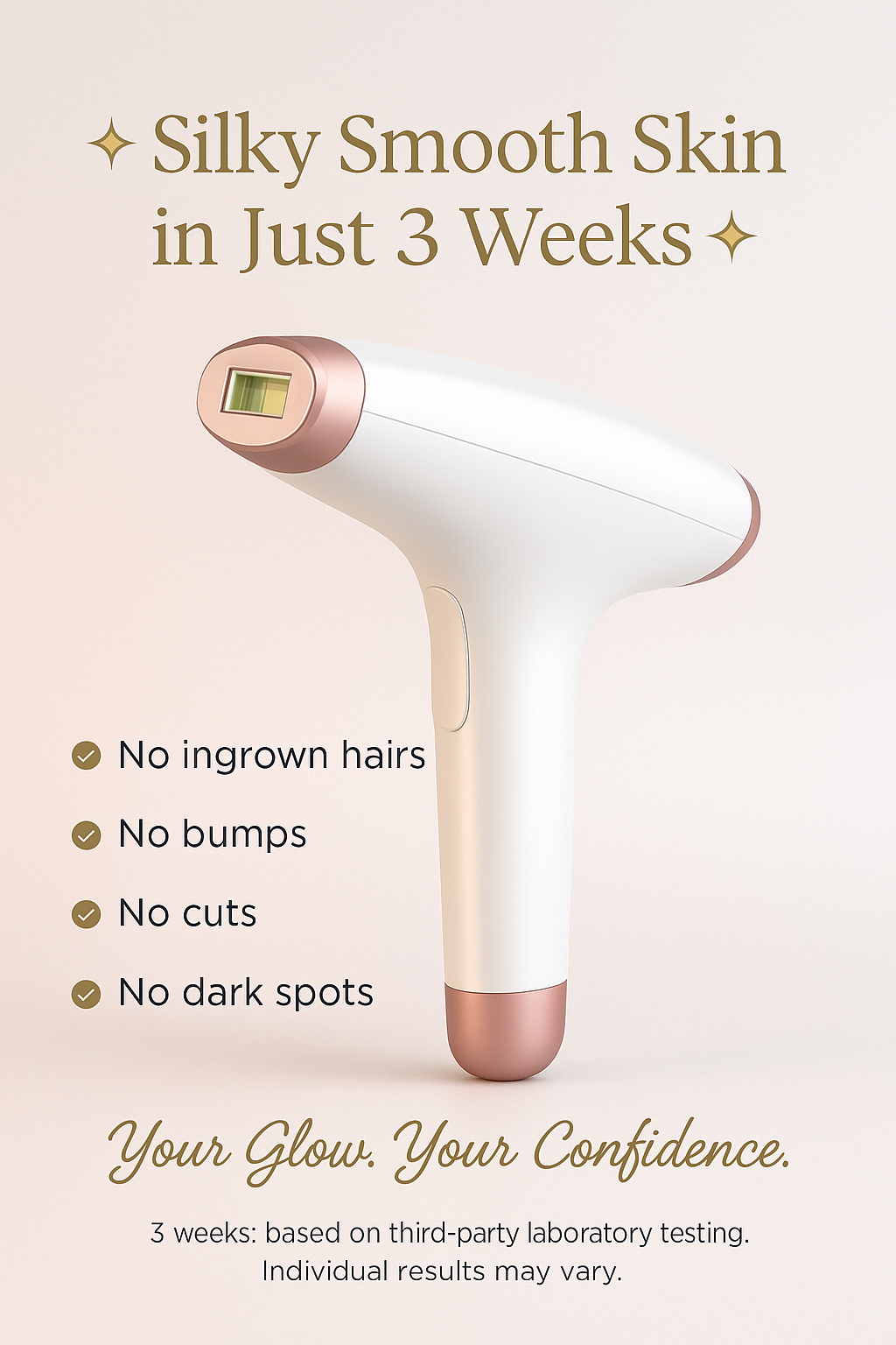 4-in-1 Wireless IPL Handset with Ice-Cooling & Unlimited Flashes
