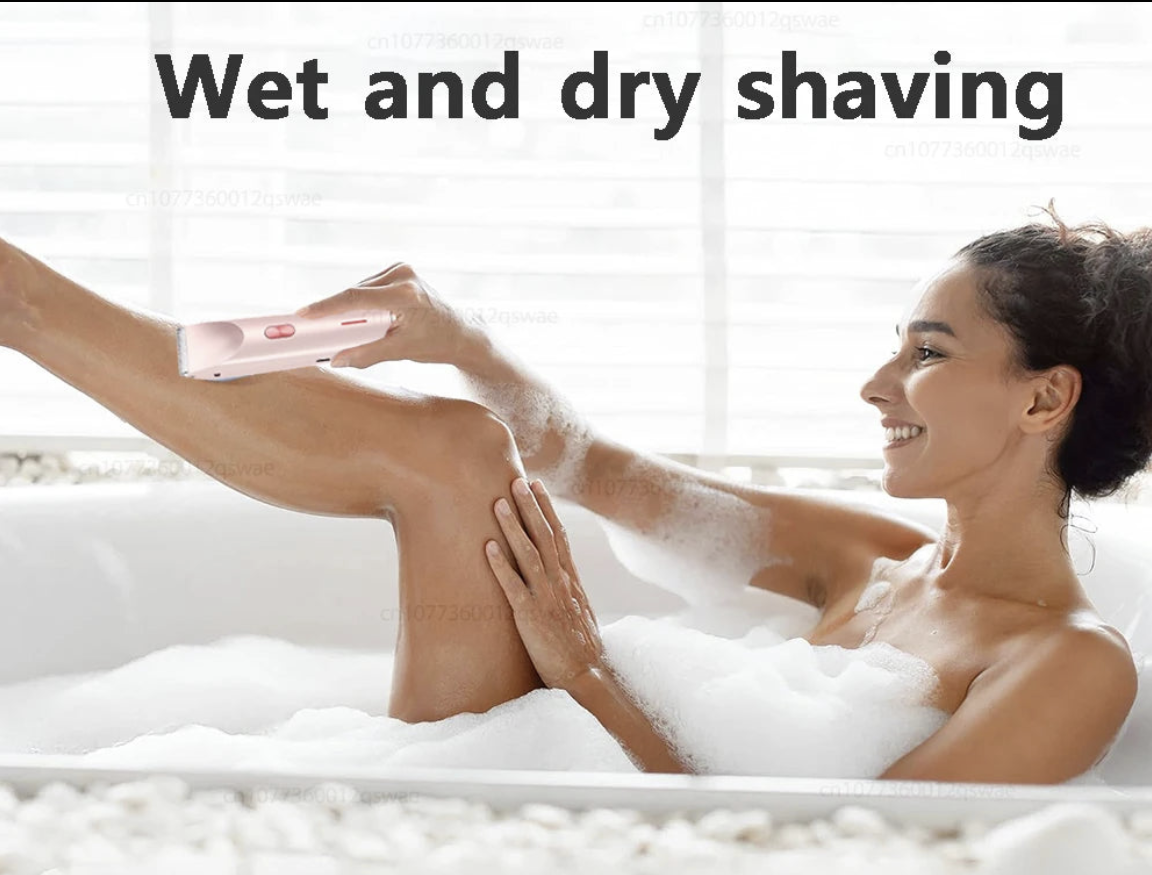 Elegant Dual-Head Shaver for Women