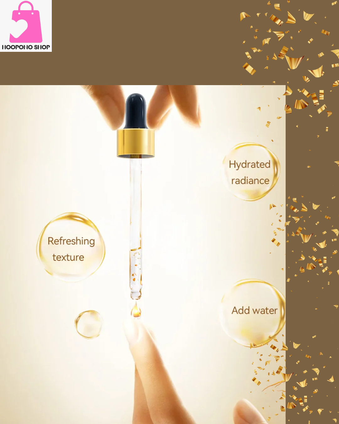 24K Glow Lift – Gold & Hyaluronic Acid Face Serum