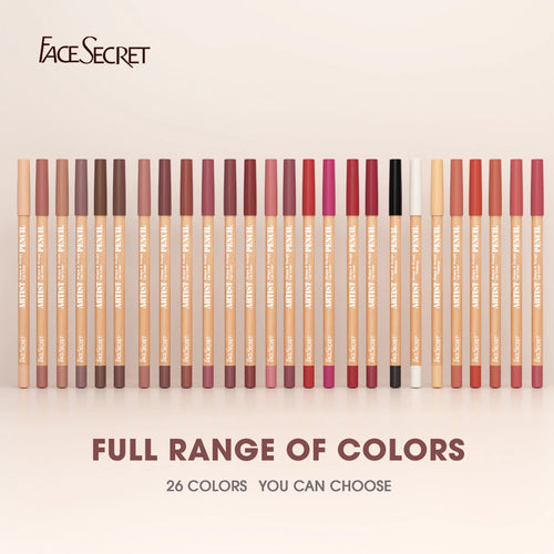 Face Secret™ Artist Shape & Sculpt Lip Liner Pencil Set – Velvety Matte Precision