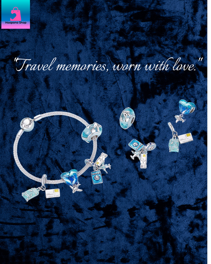 925 Sterling Silver Blue Astral Charm – Fly Beyond the Stars