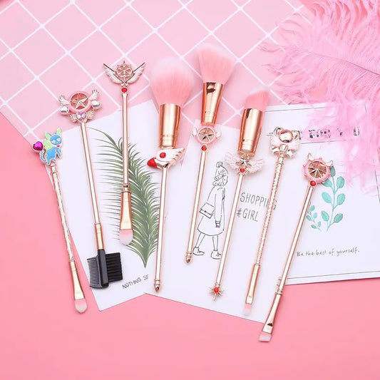 ✨ Capture the Magic of Beauty with Card Captor Sakura Makeup Brushes!