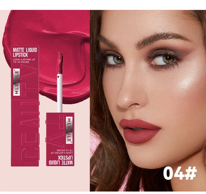 MLSMILE Velvet Matte Lipstick Set – 6 Colours, Long-Lasting & Transfer-Proof