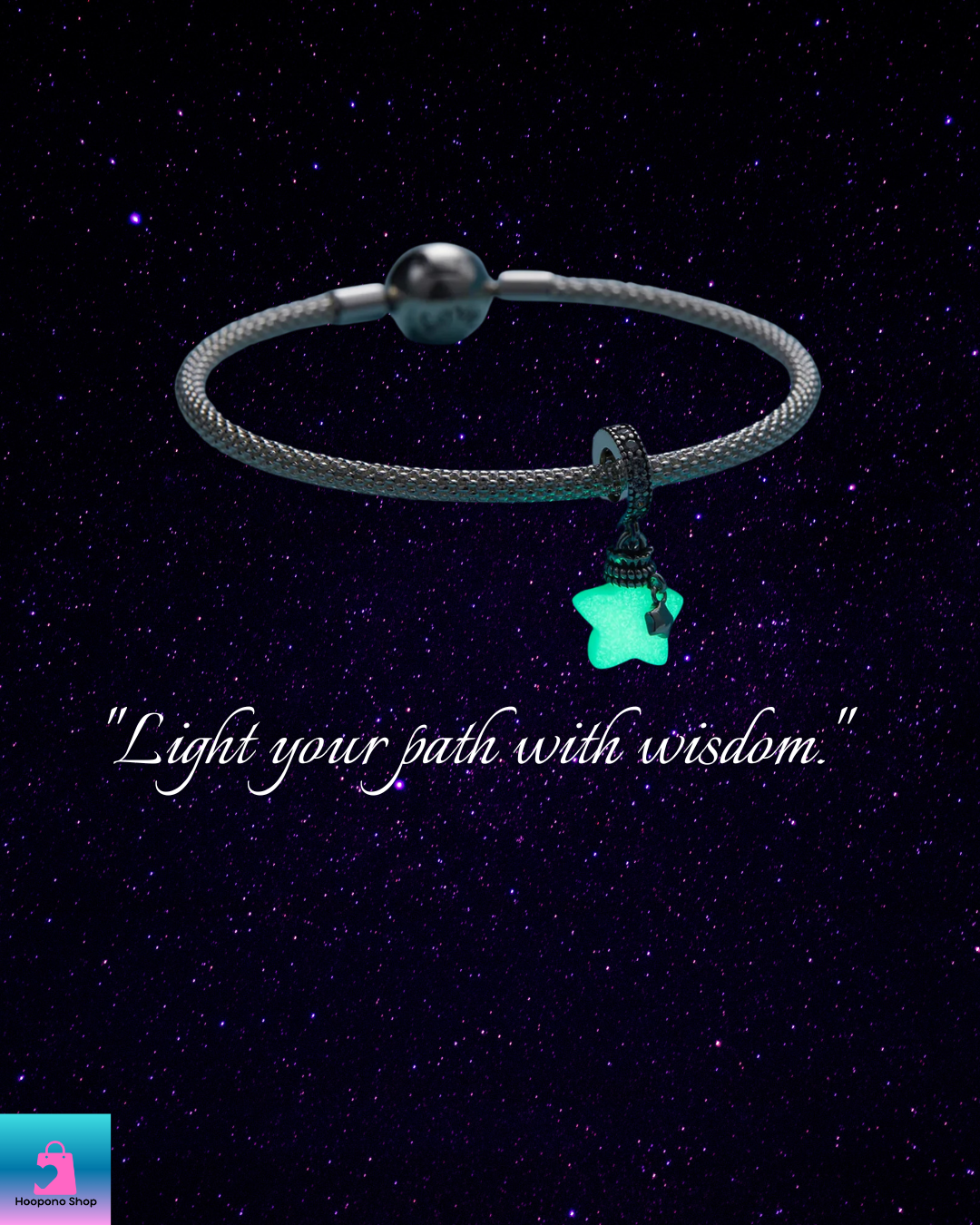 925 Sterling Silver Glow-in-the-Dark Charm – Illuminate Your Story ✨