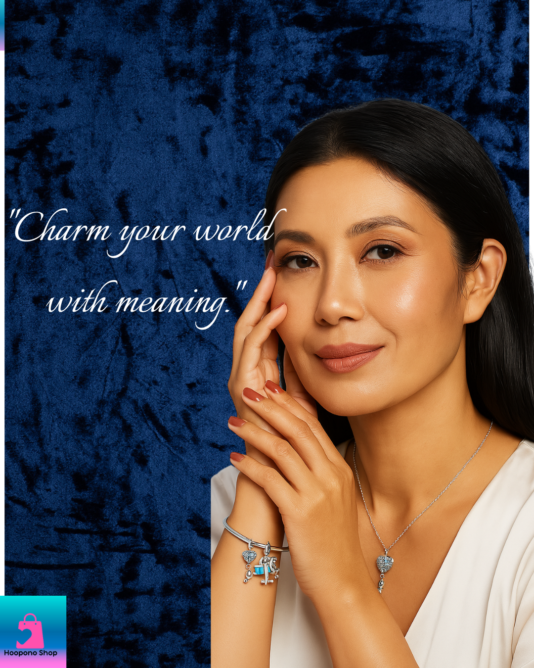 925 Sterling Silver Blue Astral Charm – Fly Beyond the Stars