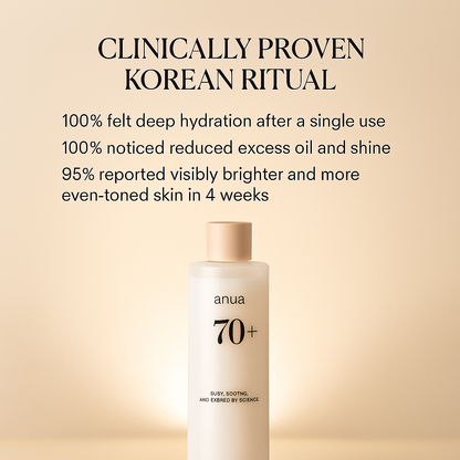 ANUA 70+ Toner- Korean Rice