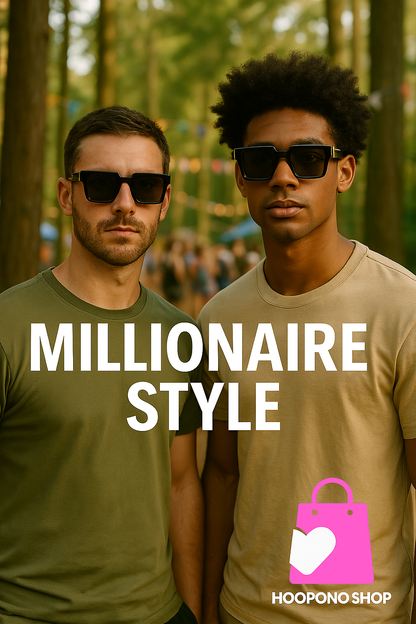 Retro Luxe 'Millionaire' Shades – 2025 Unisex Designer Edit