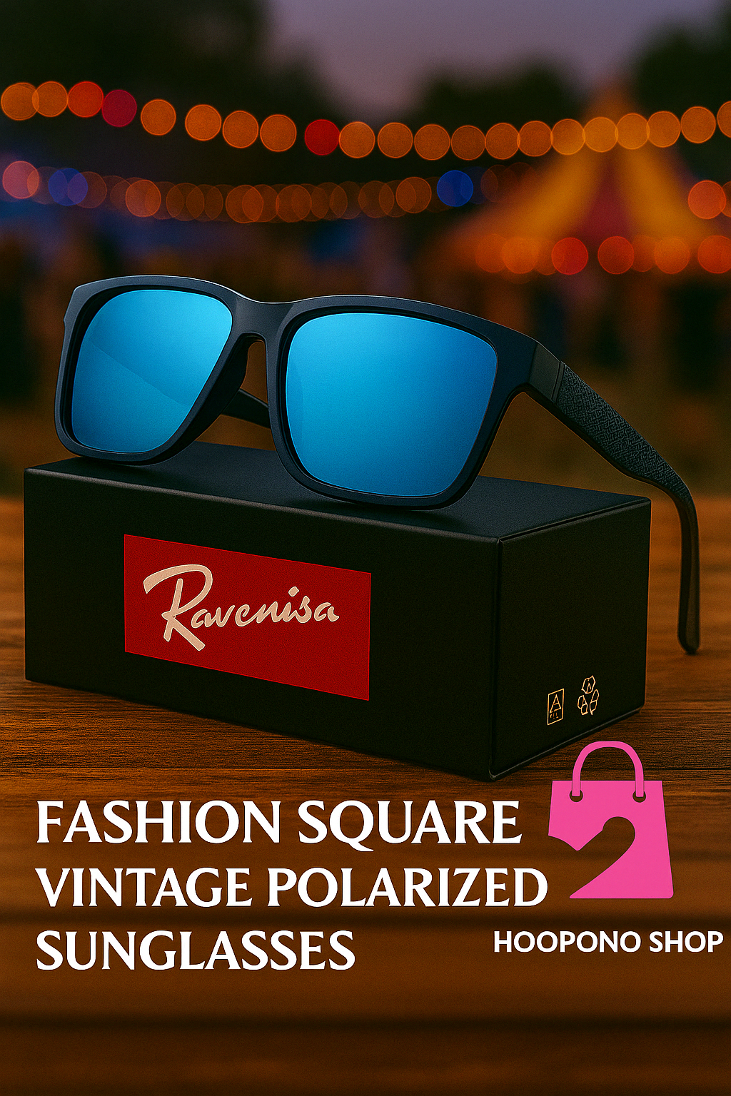 Midnight Luxe Polarised Shades- Luxe UV400 Edition