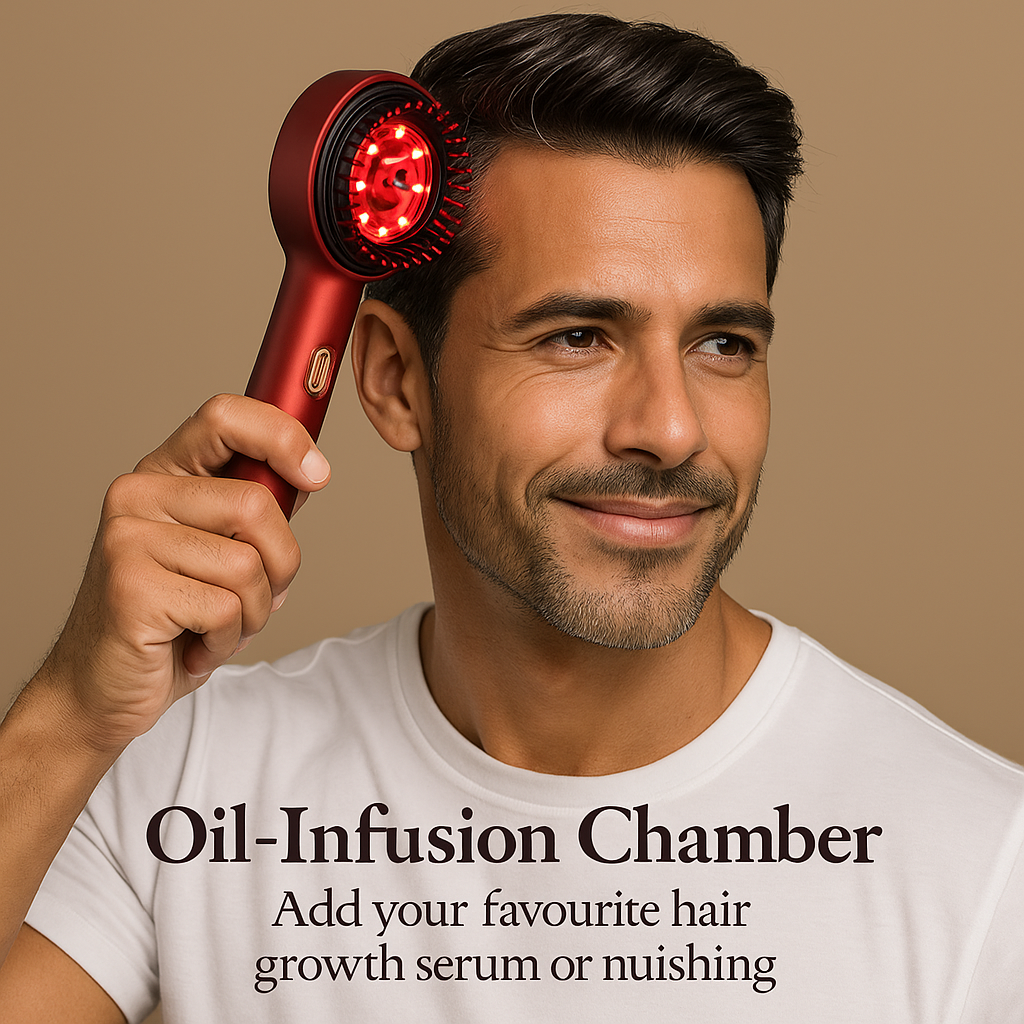 Red Light Hair Growth Comb with Scalp Massage