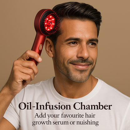 Red Light Hair Growth Comb with Scalp Massage