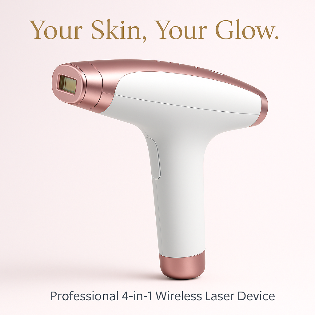 4-in-1 Wireless IPL Handset with Ice-Cooling & Unlimited Flashes