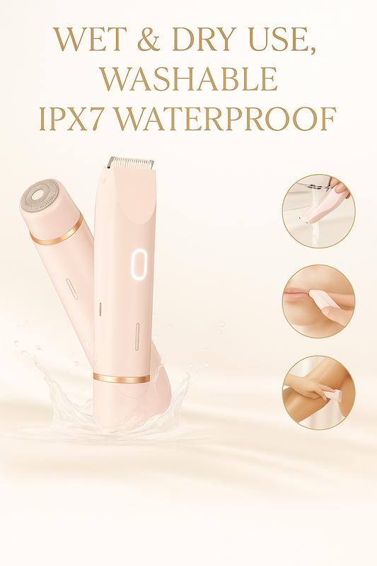 Elegant Dual-Head Shaver for Women