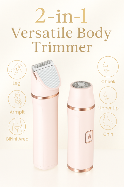 Elegant Dual-Head Shaver for Women