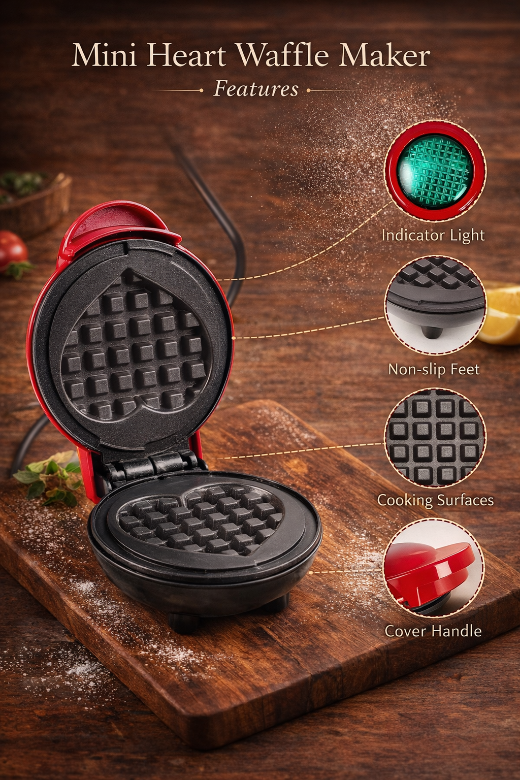 Golden Morning Waffle Maker