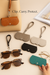 Scallop Clip-On Glasses Case – Vegan Leather