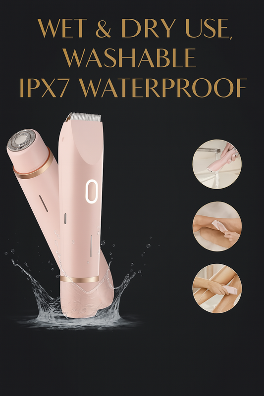 Elegant Dual-Head Shaver for Women