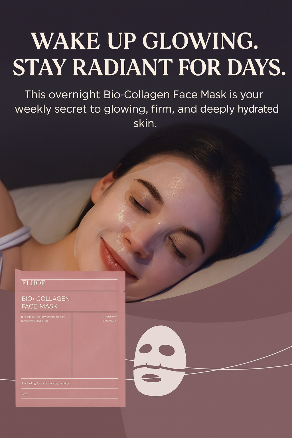 The Ultimate Glow – Bio-Collagen Korean Face Mask