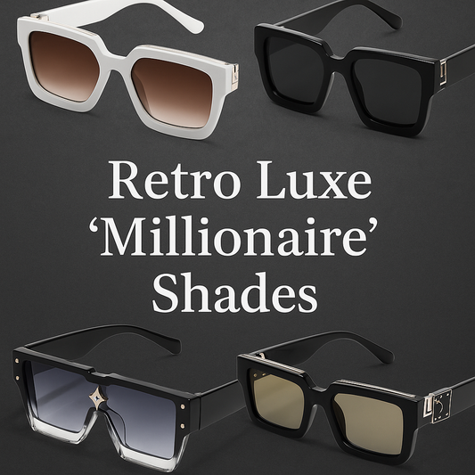 Retro Luxe 'Millionaire' Shades – 2025 Unisex Designer Edit