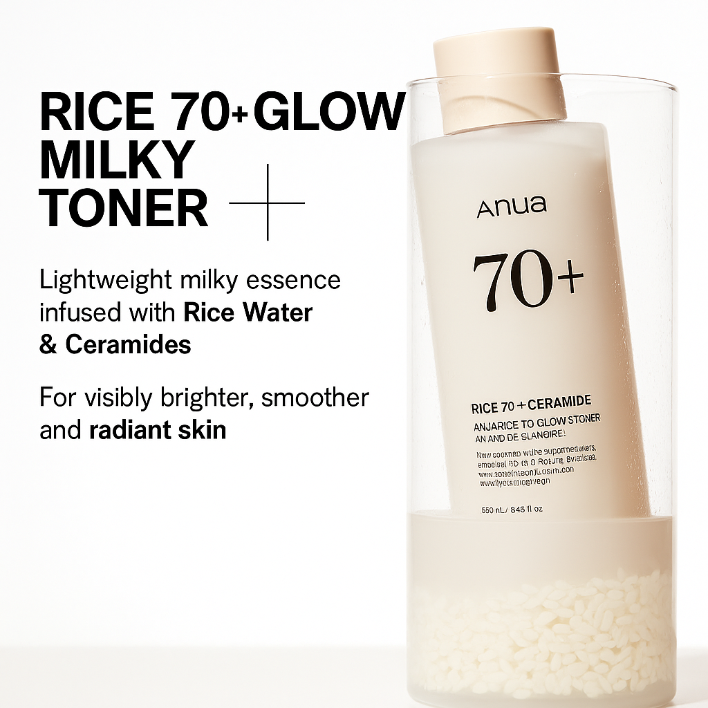 ANUA 70+ Toner- Korean Rice