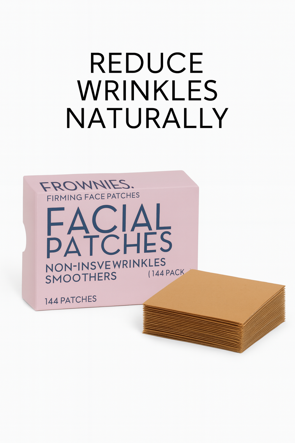 Frownies® Firming Face Patches – Natural Wrinkle Smoothing Care (144 Pack)