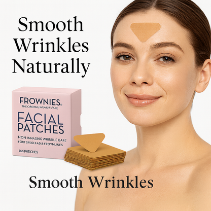 Frownies® Firming Face Patches – Natural Wrinkle Smoothing Care (144 Pack)