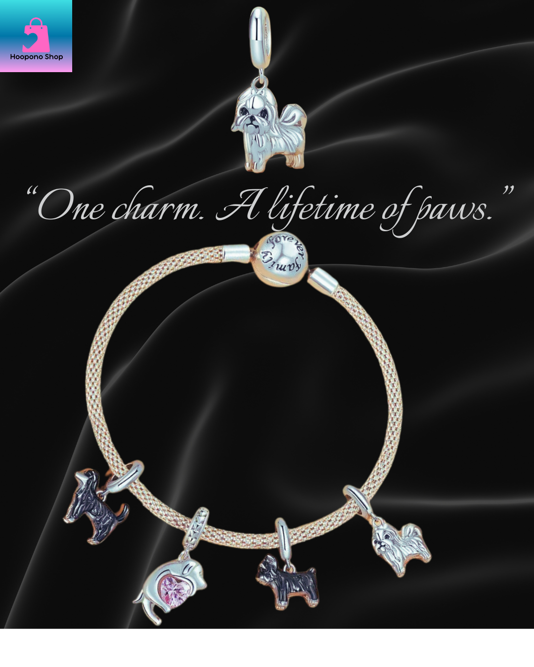Forever by Your Side- 925 Silver Charm