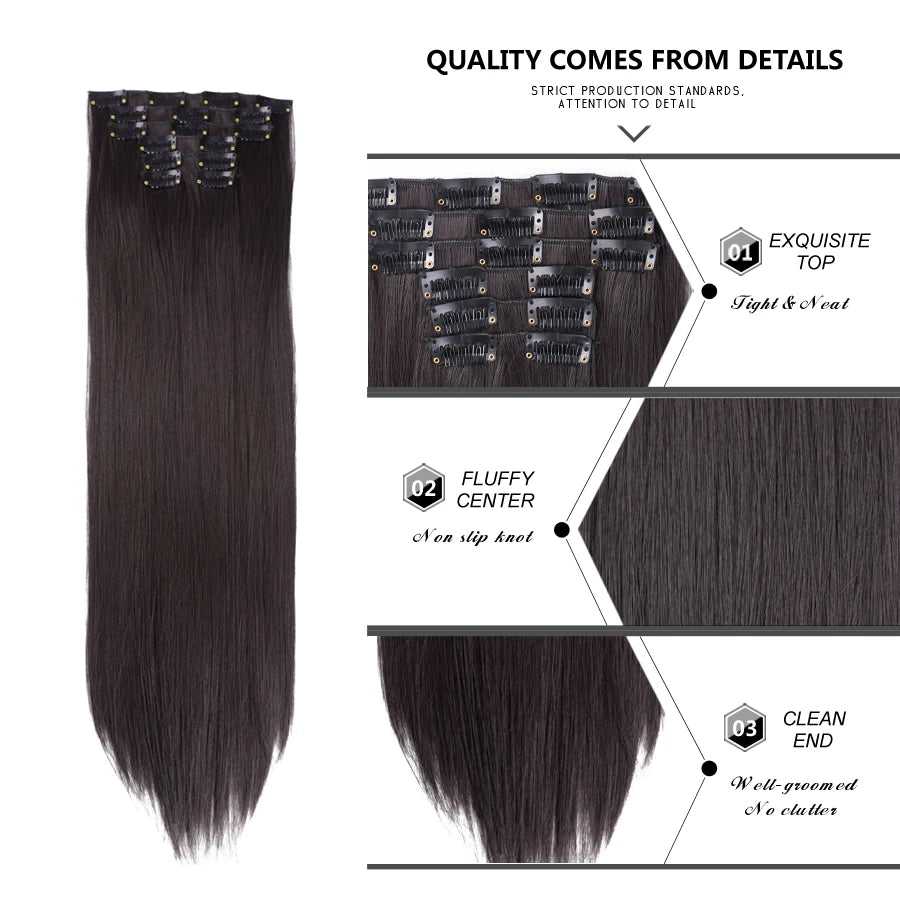 💇‍♀️ Alileader Clip-In Hair Extensions – Instant Volume &amp; Length! ✨