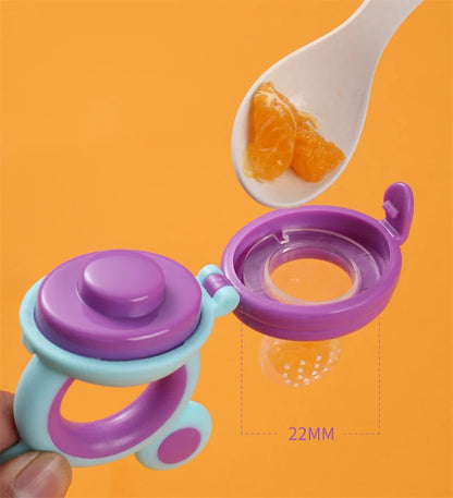 🍓 Baby Fruit Feeder &amp; Teether – Safe &amp; Fun Way to Introduce Fresh Foods! 👶✨