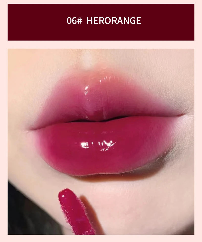 💄 HERORANGE Light Glass-Like Lip Lacquer – High Shine, Hydrating & Long-Lasting! ✨