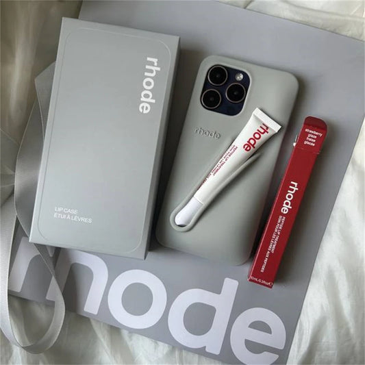 iPhone 15 - Rhode Lip Gloss & Case Set – Gift Box Edition