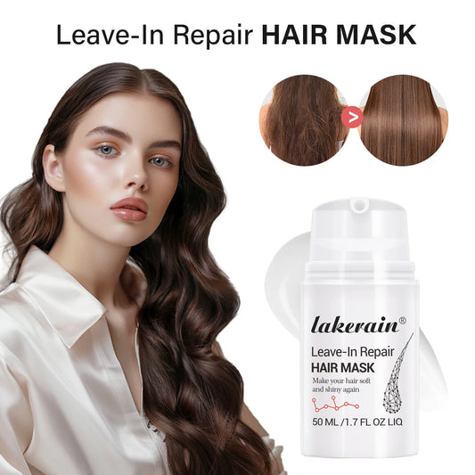 Leave-In Molecular Repair Hair Mask Damage Restore Soft Hair Deep Repair Keratin & Scalp Treatment Hair Care Condition