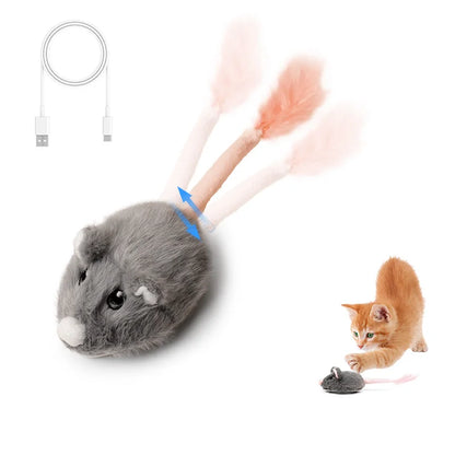 CatchMe: Rechargeable Moving Mouse Toy