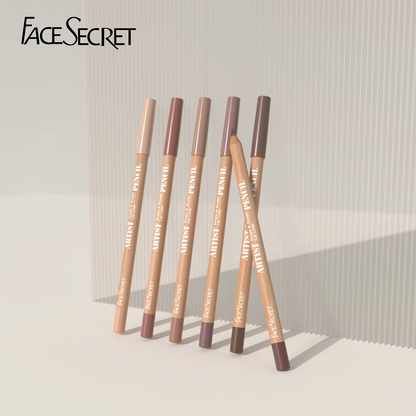 Face Secret™ Artist Shape & Sculpt Lip Liner Pencil Set – Velvety Matte Precision