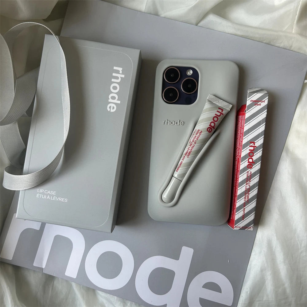 iPhone 16 Plus - Rhode Lip Gloss & Case Set – Gift Box Edition