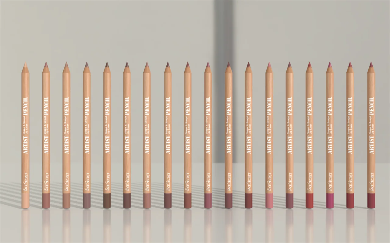 Face Secret™ Artist Shape & Sculpt Lip Liner Pencil Set – Velvety Matte Precision