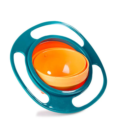 🍽️ No More Mess – 360° Spill-Proof Gyro Bowl for Babies &amp; Toddlers! 👶✨