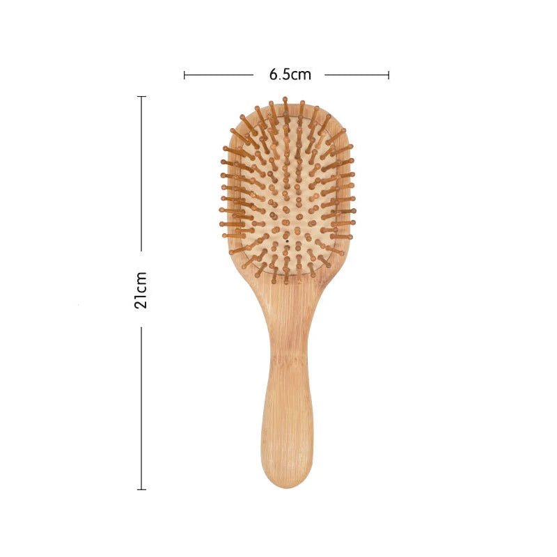 🌿 Premium Bamboo Hair Brush – Enhance Hair Growth & Reduce Hair Loss! ✨