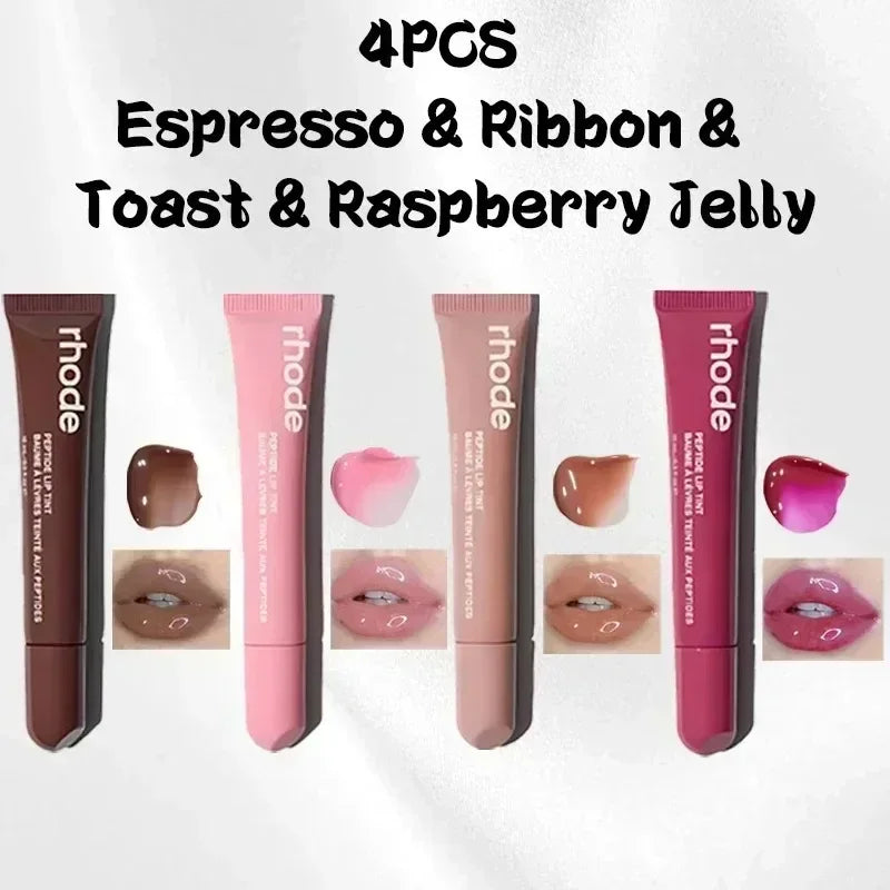 💄 4-Color Plumping Lip Gloss Set – Hydrating, Glossy & Long-Lasting! ✨