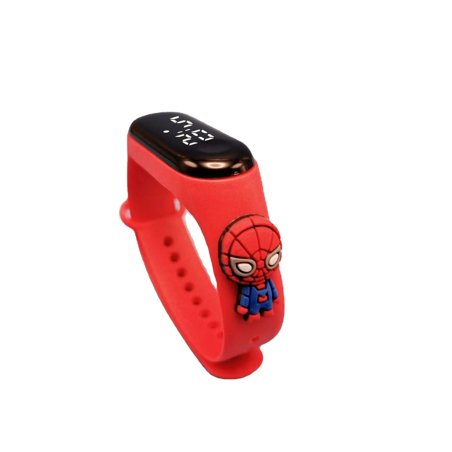 Kids’ Digital LED Watch – Cartoon Marvel Heroes, Waterproof & Fun Gift