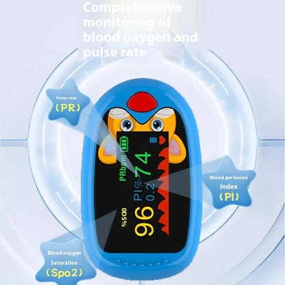 🩺 Rechargeable Child Finger Pulse Oximeter – Monitor Your Child’s Oxygen Levels with Ease! 👶✨