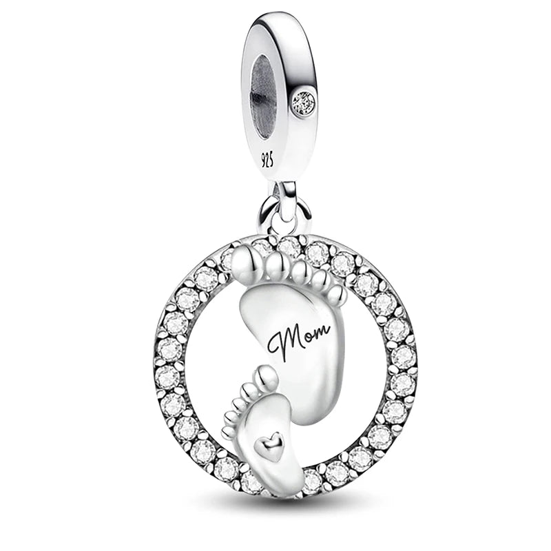 Charmdora Mama & Baby – Loving Bond Charm (925 Silver)
