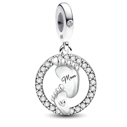 Charmdora Mama & Baby – Loving Bond Charm (925 Silver)