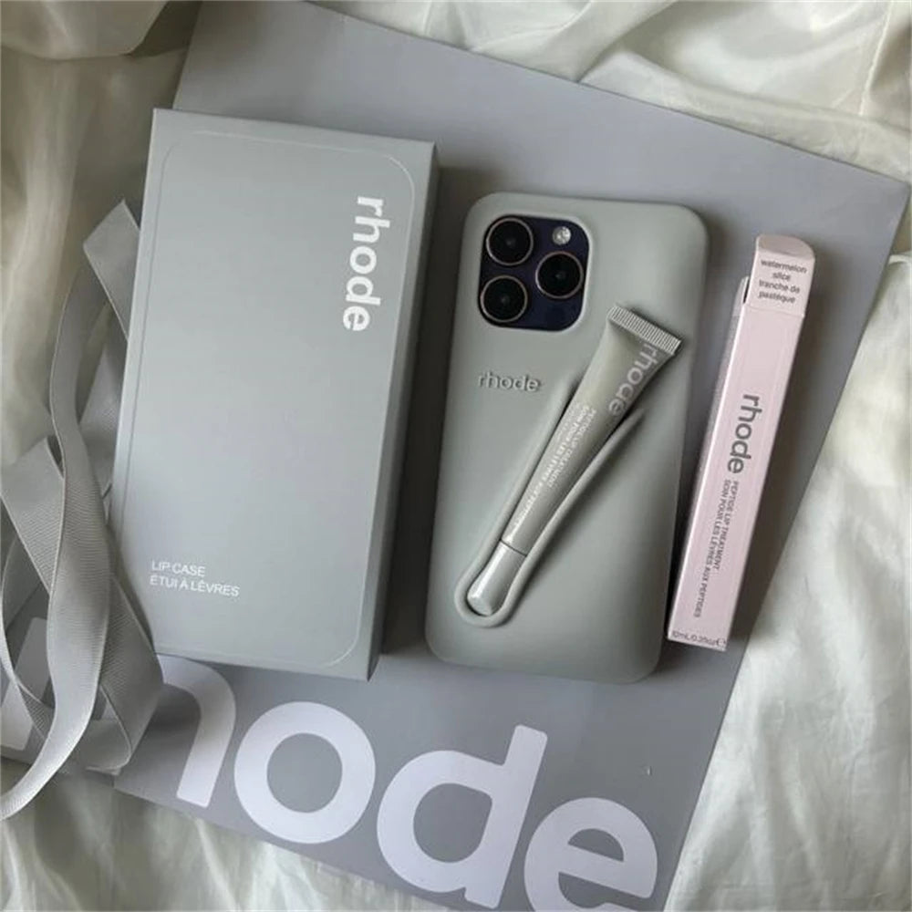 iPhone 16 - Rhode Lip Gloss & Case Set – Gift Box Edition