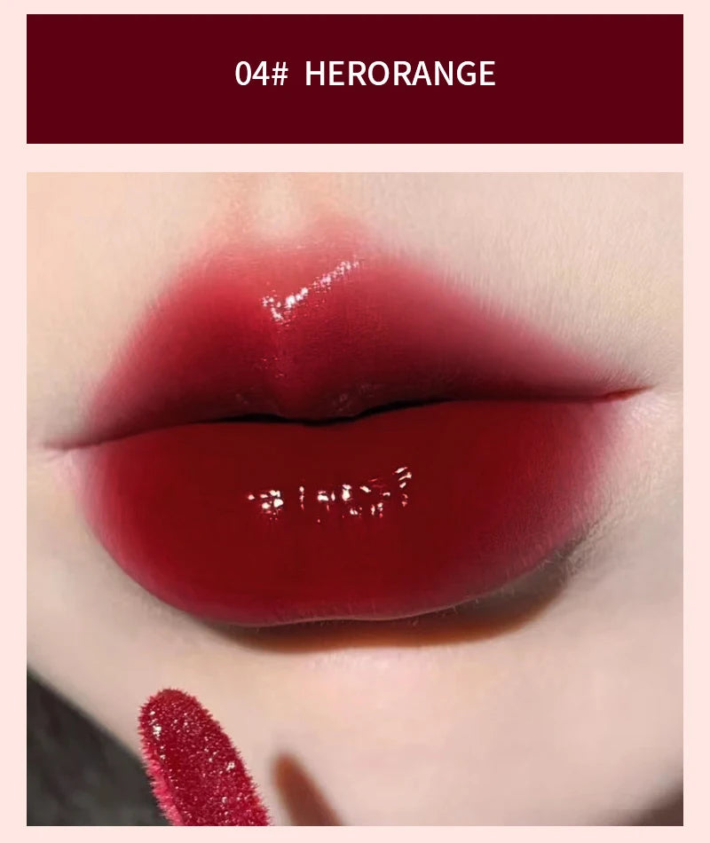 💄 HERORANGE Light Glass-Like Lip Lacquer – High Shine, Hydrating & Long-Lasting! ✨