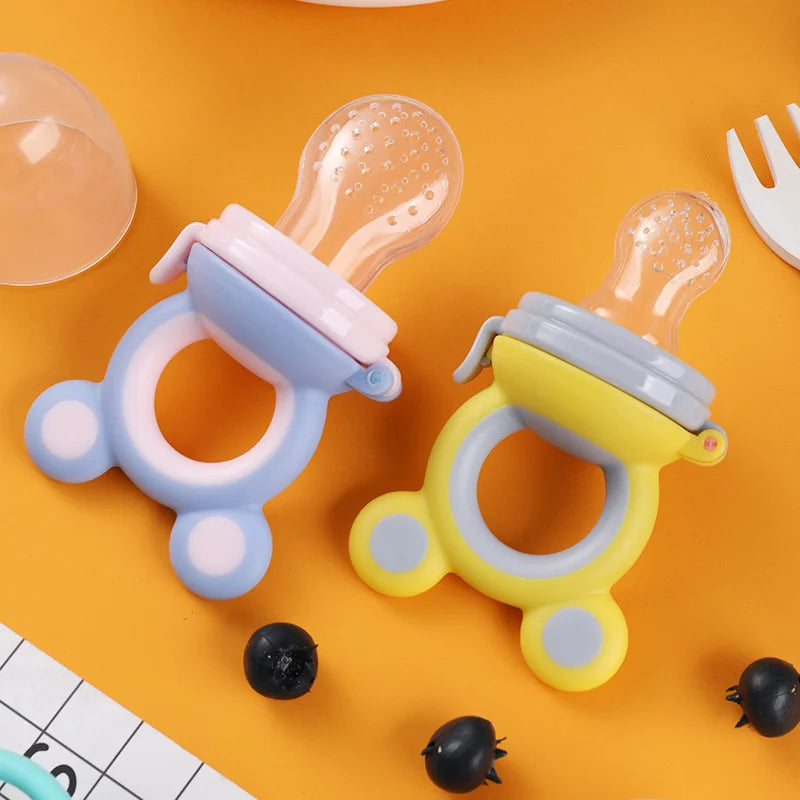 🍓 Baby Fruit Feeder &amp; Teether – Safe &amp; Fun Way to Introduce Fresh Foods! 👶✨