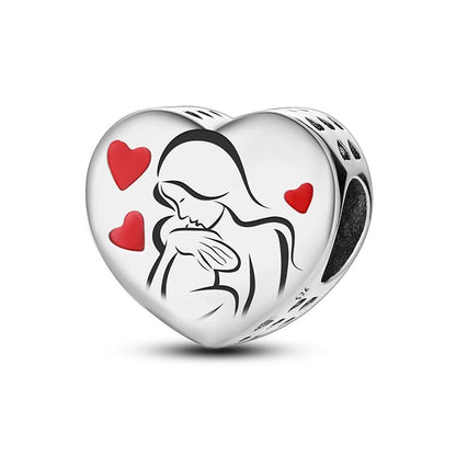Charmdora Mama & Baby – Loving Bond Charm (925 Silver)