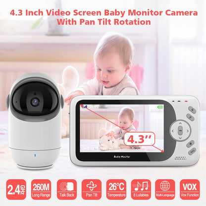 📹 Ultimate Baby Monitor – Peace of Mind for Parents, Comfort for Babies! 👶✨