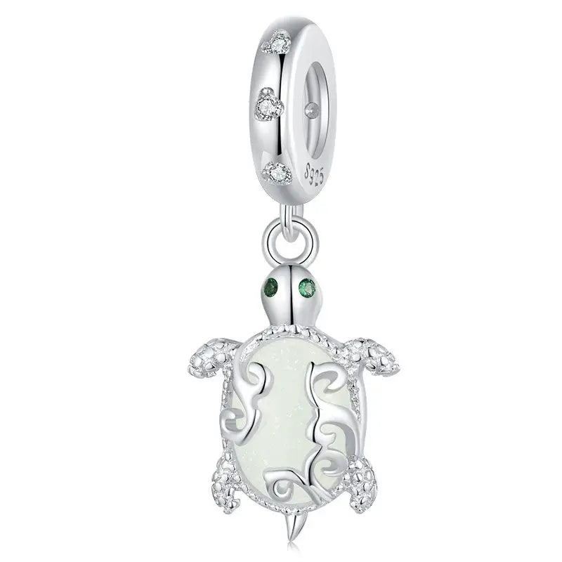 925 Sterling Silver Glow-in-the-Dark Charm – Illuminate Your Story ✨