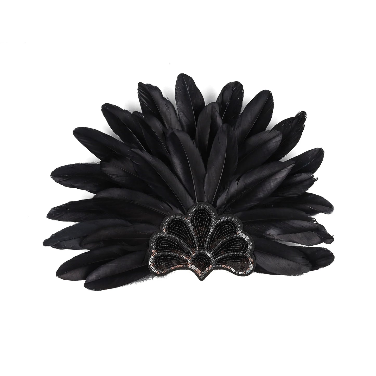Perfect Carnival Feather Headpiece Christmas Showgirl Headband Headpiece 1920s Vintage Gatsby Party Charleston Feather Headdress